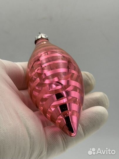 Елочные игрушки СССР глинка каустик (941)