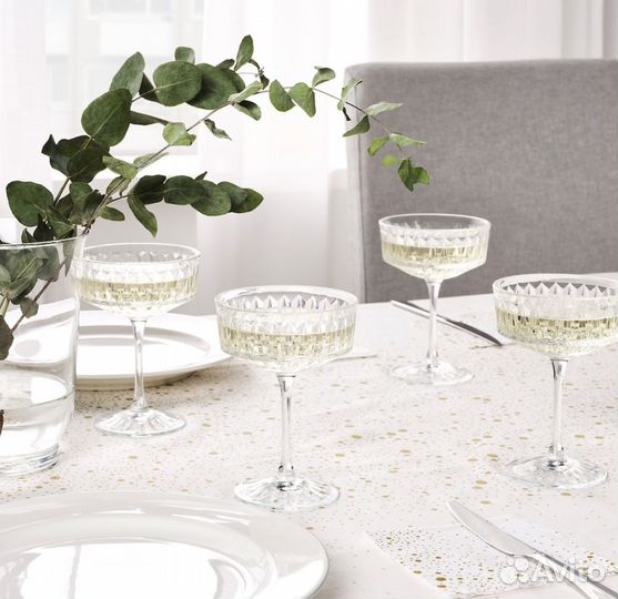 Бокалы для шампанского IKEA