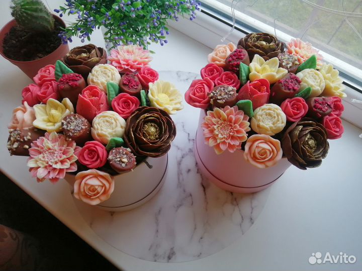 Шоколадные букеты. Букеты из шоколадных цветов