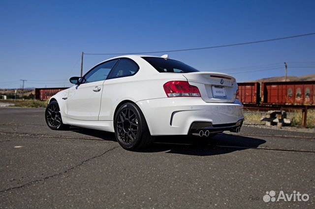 Бампер задний под штатные крылья 1M-look BMW E82