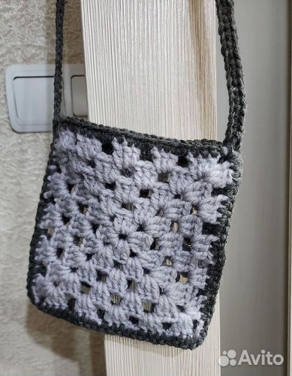 Сумка вязаная кроше