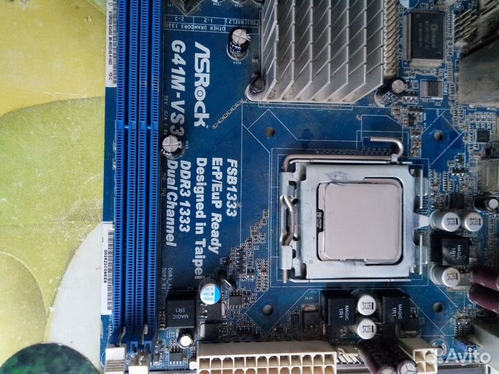 Материнская плата с процессором X5450 775 сокет
