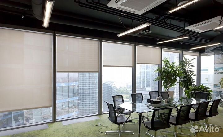 Рулонные шторы Крепление на створку blackout