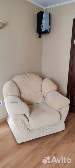 Диван бу и кресло