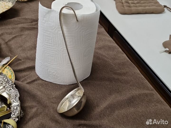 Половник,серебрение,клеймо