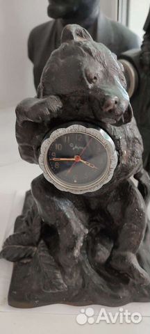 Часы Медведь Каслинское литье