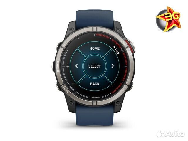 Часы Garmin Quatix 7 Pro Blue 010-02803-81 Новый