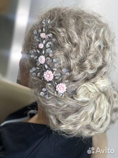 Свадебные вечерние прически и макияж