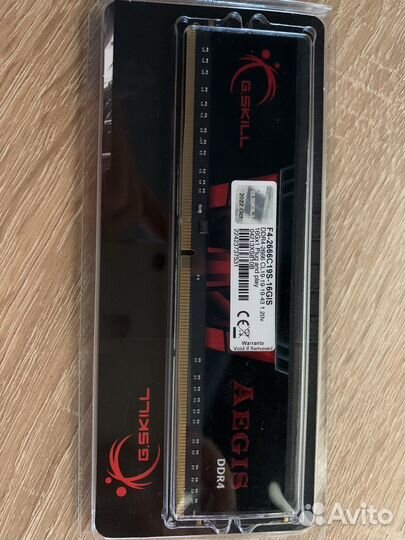 G.Skill aegis ddr4 16gb f4-2666c19s-16gis