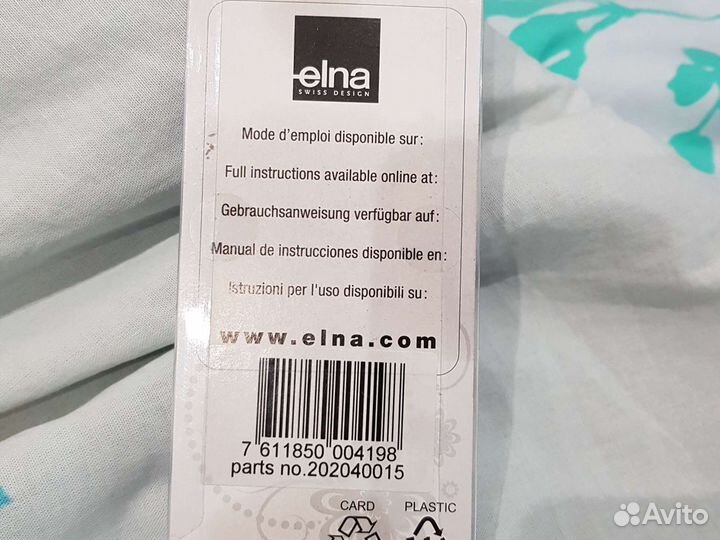 Лапка для потайного стежка elna,новая