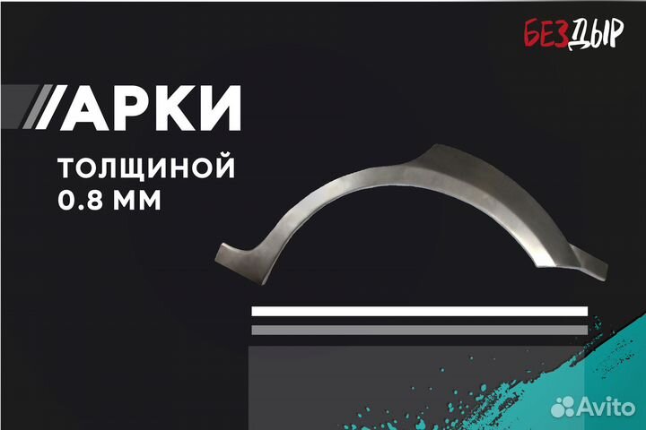 Кузовная арка Hyundai Santa Fe 2 правая