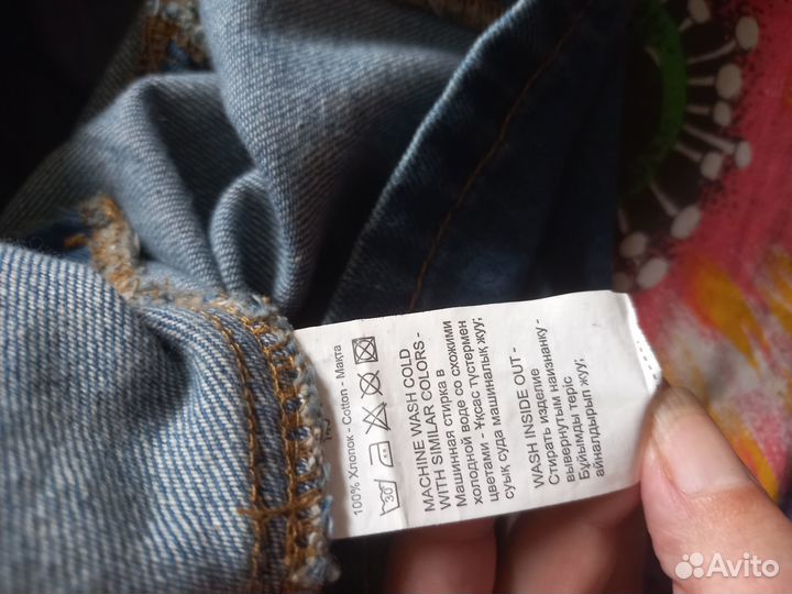 Джинсовый сарафан 134-140 р-р