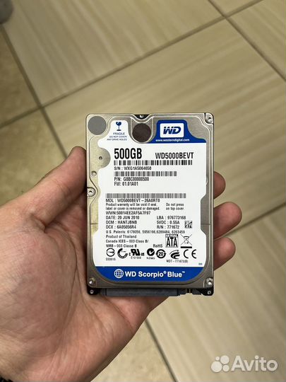 Жесткий диск WD 500GB