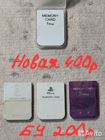 Карта памяти Sony playstation 1