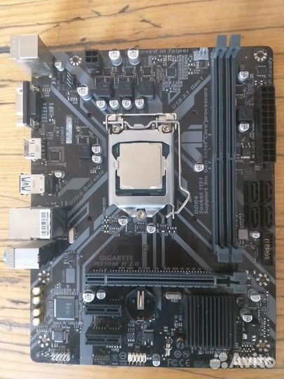 Матплата GA-H310M H 2.0 + процессор Corei 3-9100F