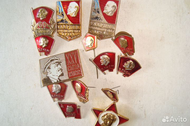 Значки СССР Ленин