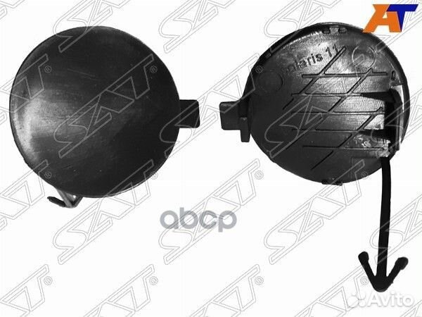 Заглушка в бампер hyundai solaris 10-14 под крю