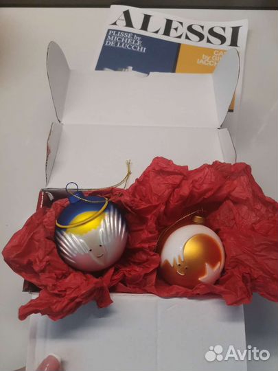 Набор елочных игрушек Alessi (Италия)