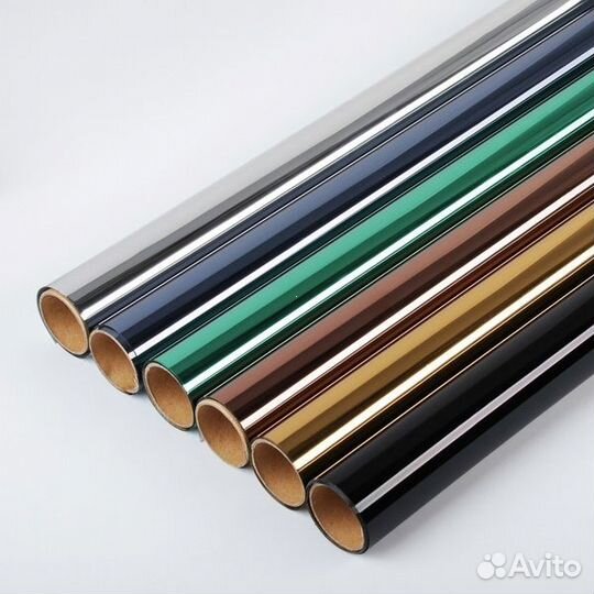 Зеркальная самоклеящаяся солнцезащитная пленка для