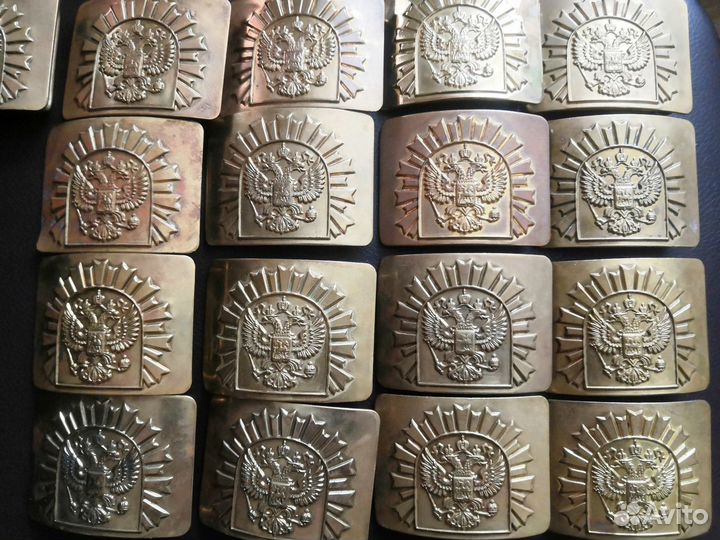 Бляха пряжка на ремень кадета РФ. 16 шт