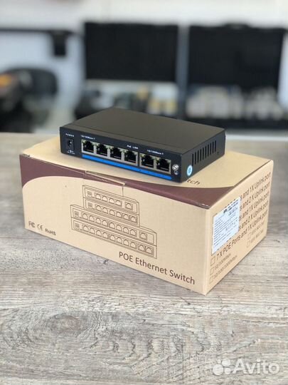 Коммутатор PoE 4/8/16