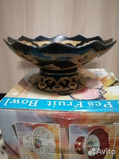 Блюдо стекло. Чайник Узбекистан. Ваза для конфет