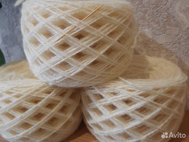 Пряжа из собачьей и овечьей шерсти