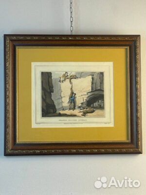 Винтажная гравюра