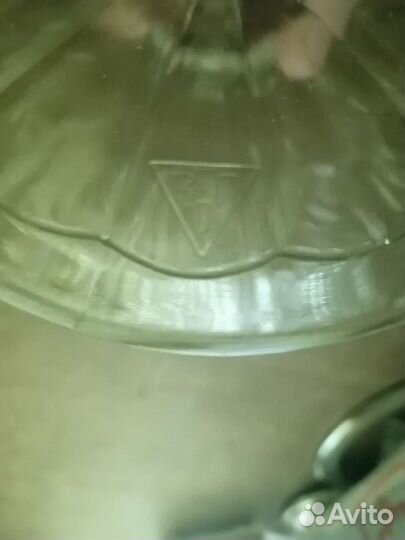 Ваза для фруктов на ножке СССР