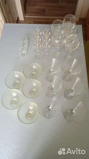 Рюмки фужеры