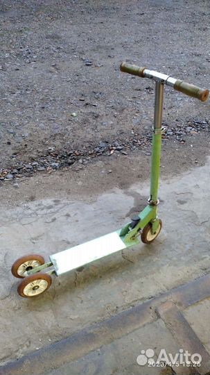 Самокат детский трехколесный бу