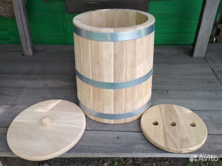 Кадка дубовая 20л для солений