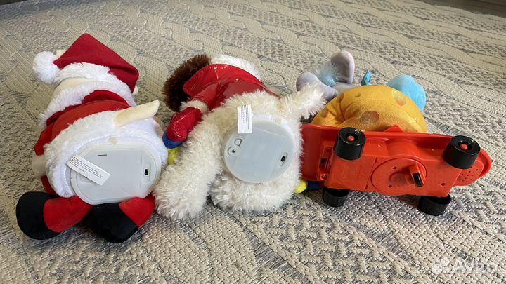 Мягкие музыкальные игрушки. Символы нового года