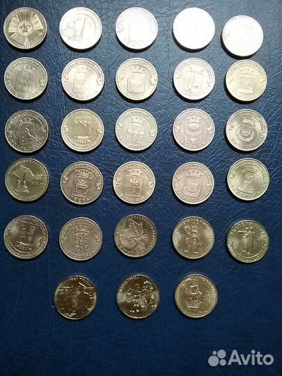 Монеты 10 рублей из серии Города Воинской Славы и