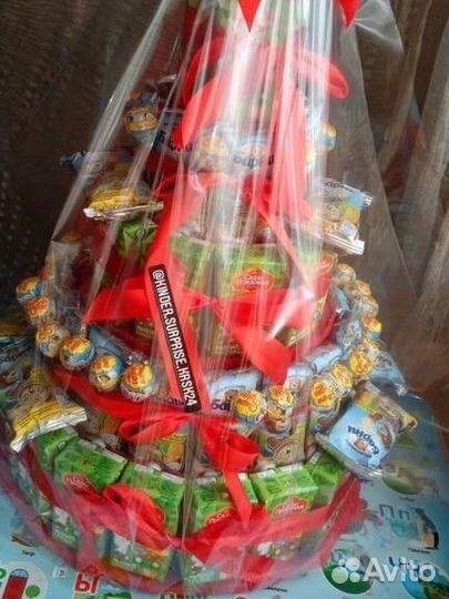 Подарок из конфет