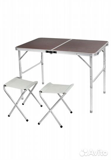 Стол складной + 2 стула туристический