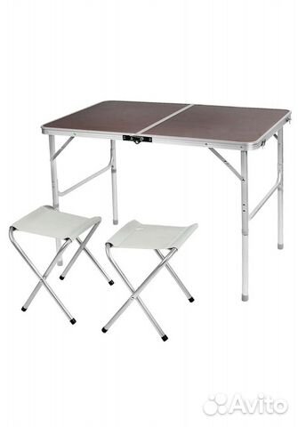 Стол складной + 2 стула туристический