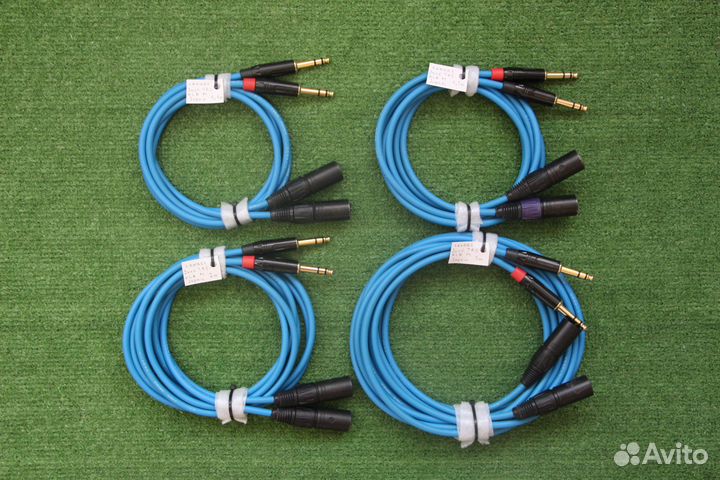 2Jack-2XLR Male мониторные