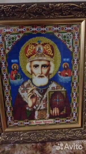 Картины и иконы бисером