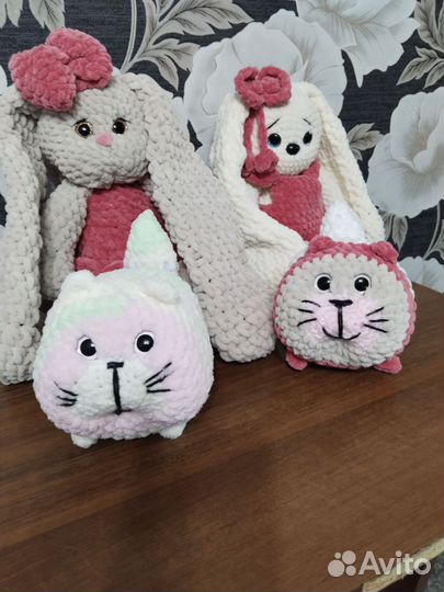 Вязаные игрушки ручной работы