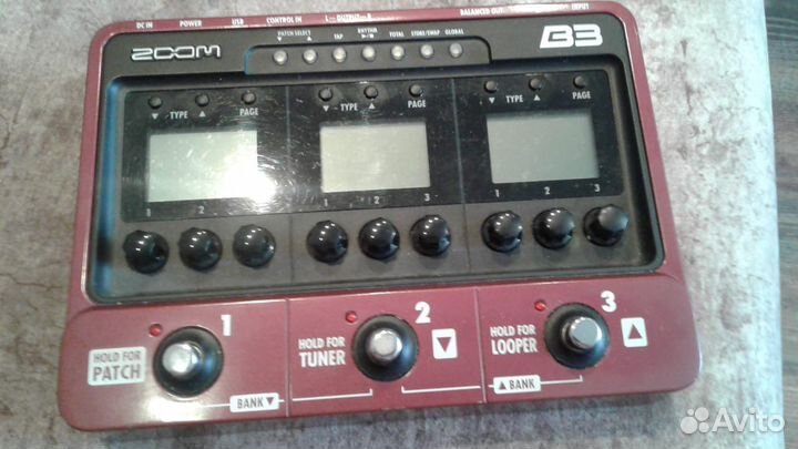 Zoom B3 – мульти-педаль эффектов для бас гитары