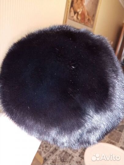 Берет женский норковый