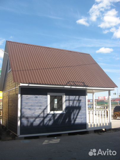 Дом с террасой 6х5 м