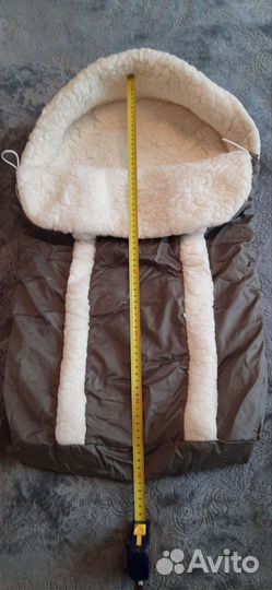 Конверт зимний из овчины в коляску