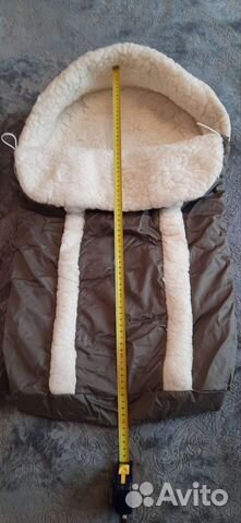 Конверт зимний из овчины в коляску