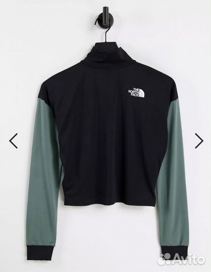 The North Face Training 1/4 zip fleece in green