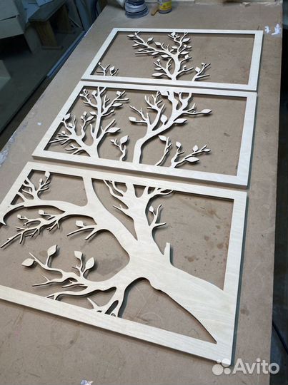 Панно дерево на стену