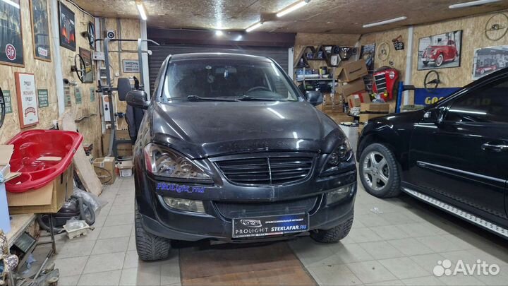 Тюнинг оптики фар и света SsangYong