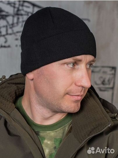Шапка мужская зимняя флисовая.Размер 56-60
