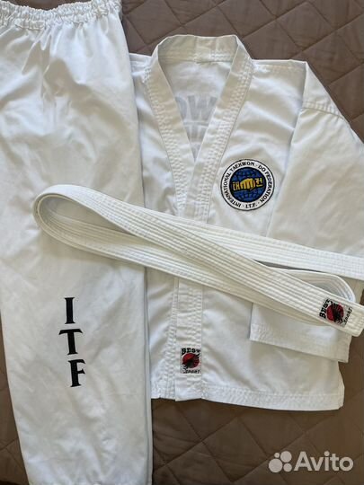 Кимоно для тхэквондо 7-8 лет